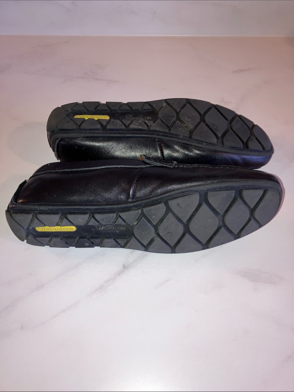 Florsheim Motor Smith Black Leather Men's Slip-On Loafers - Men’s US 9 - Picture 3 of 9
